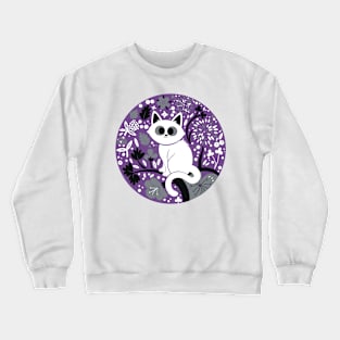 Asexual Pride Cat Crewneck Sweatshirt